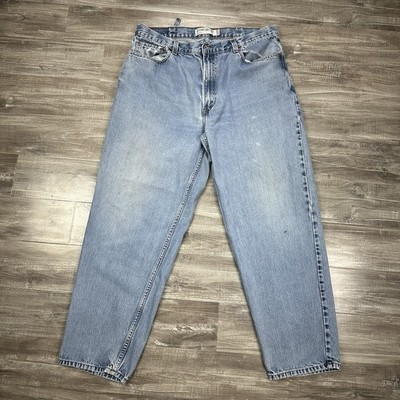 Levis 560 Loose Men s Jeans 40x32 Relaxed Tapered Blue Denim Light Wash Baggy