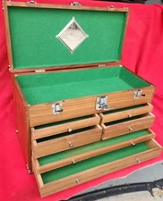 Genuine Dayton , Ohio GERSTNER W41C walnut chest. NMINT condition. 1988