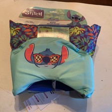 SWIMWAYS DISNEY STITCH PFD SWIM TRAINER: KIDS LIFE JACKET VEST 33-55 LBS BLUE Z