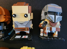 LEGO lot of 7 BrickHeadz - sets 41594, 41591, 41617, 41618, 75317 and 41602