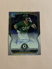 Henry Bolte 2023 Bowman Chrome Mega Box Refractor Auto Autograph #4