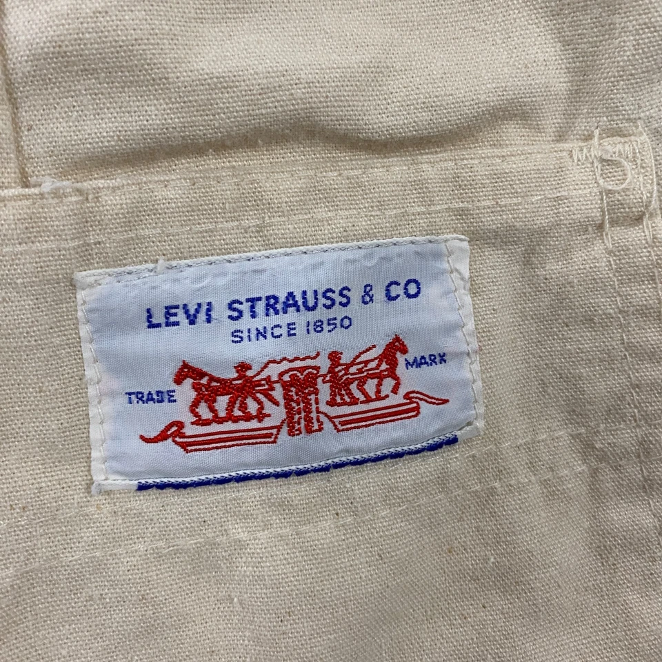 VTG 60s 70s Levi's Playsuit Romper fits Womens XS-S Talon Zipper Hot Pant Shorts - Image 2 of 4