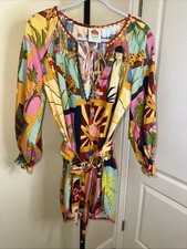 farm rio Tunic Women’s Small Anthropology Boho Gypsy Peasant DRESS SM