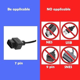 2 Pcs Wired Controller For NES-004 Original Nintendo NES Vintage Console Gamepad