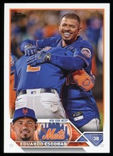 Eduardo Escobar 2023 Topps #118 Golden Mirror Image Variation SP SSP Mets