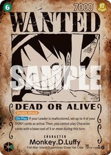 Monkey.D.Luffy (OP13-118/177) OP13 Carrying On His Will NM FOIL- Wanted Poster