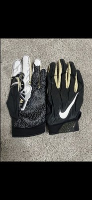 Nike Purdue Boilermakers Superbad 6.0 Men's XXXL NCAA Football Receiver Gloves