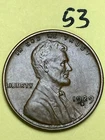 1929-D LINCOLN WHEAT CENT, "ALMOST UNCIRCULATED" CONDITION, #53