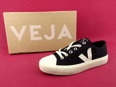 VEJA WATA II CANVAS Sneaker Low Herren Schuhe Halbschuhe Schwarz Gr. 42 - 8