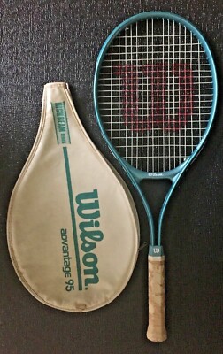 ［レア品］Wilson ADVANTAGE ビンテージ Vintage Wilson Advantage Mid Plus Tennis Racquet Racket 4-1/2 Grip