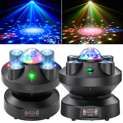 UKING Pattern Wash Moving Head Light DMX RGBW Stage Beam Party Disco Lighting