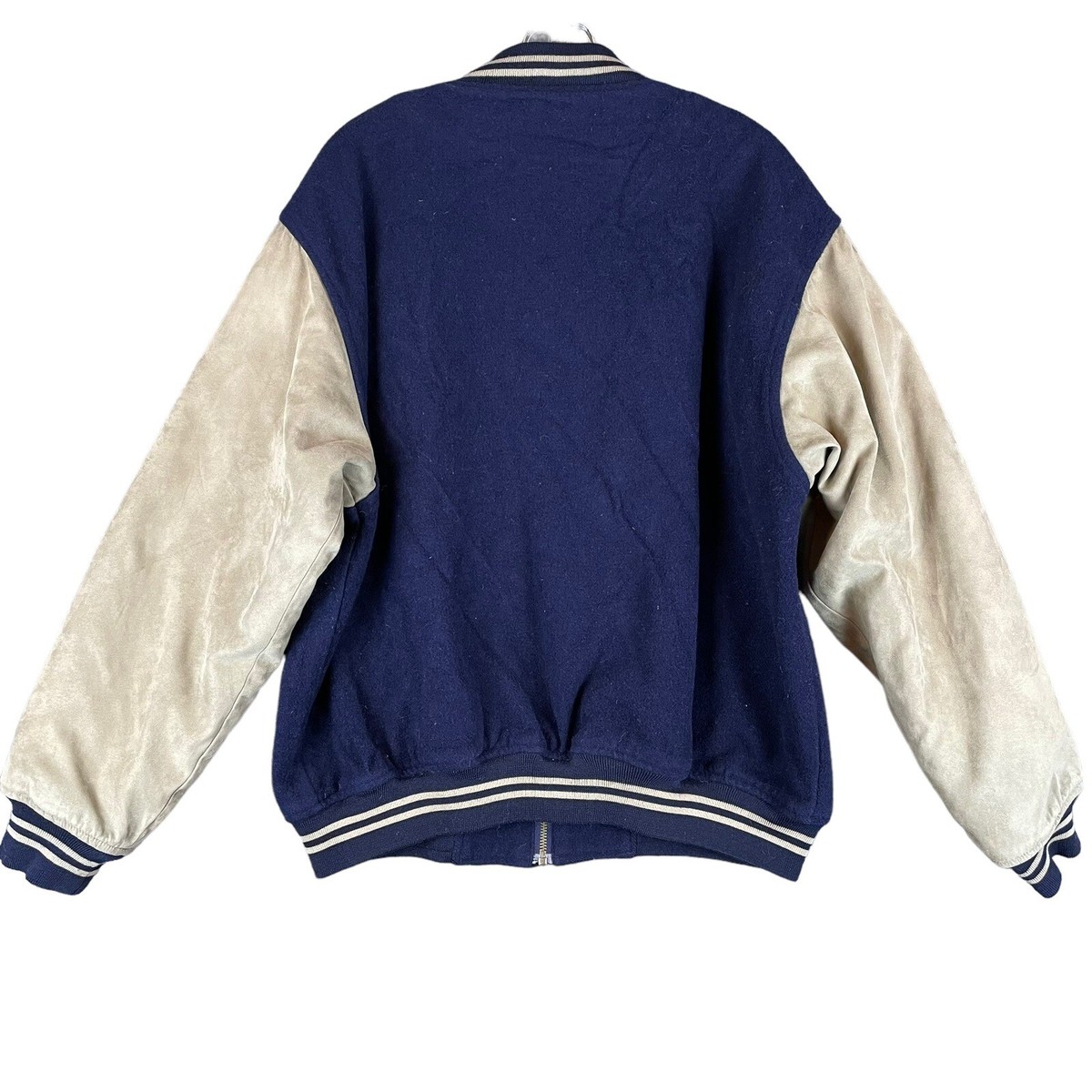 Vintage Kansas Jayhawks KU Adult M Varsity Jacket Full Zip