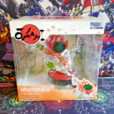 Okami Amaterasu Divine Descent 9'' First4Figures Figur Original NEU OVP   