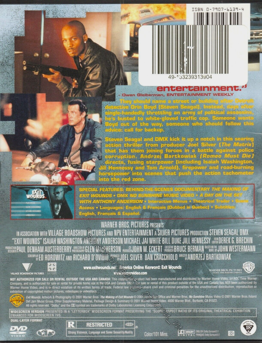 EXIT WOUNDS / Steven Seagal, DMX, Michael Jai White - DVD