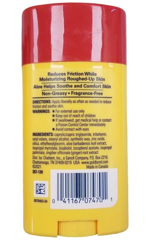 Barra de defensa contra fricción Gold Bond sin perfume 1,75 oz (paquete de 2) Foto 2 de 2