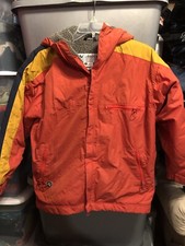 Columbia kids red hooded coat size medium