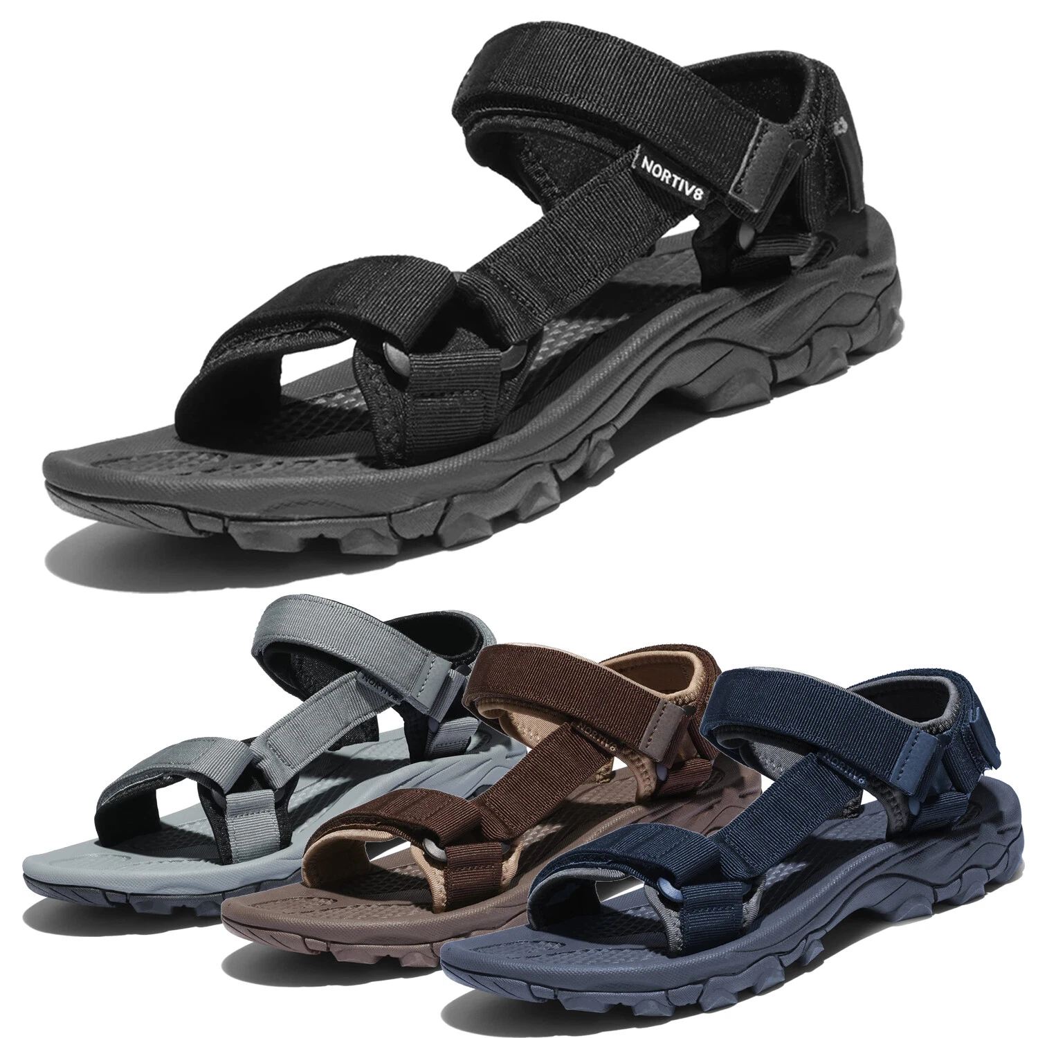 Men Athletic Sandals Open Toe Hiking Adventure Sports Sandals Size 6.5-13
Opens in a new window or t