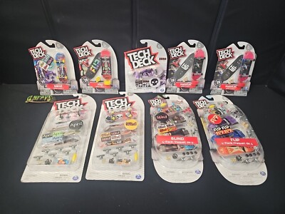 Tech Deck Skateboards  Fingerboards LOT ULTRA RARE 5 + 4 Four Packs NEW 