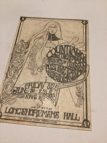 1968 FILLMORE Canned Heat Albert King Ten Years After Flyer Handbill Original - Bild 3 von 5