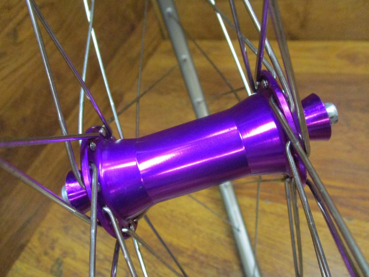 VINTAGE MAVIC GEL 280 700 TUBULAR 32H PURPLE ANODIZED RINGLE VINTAGE MAVIC GEL 280 700 TUBULAR 32H PURPLE ANODIZED RINGLE