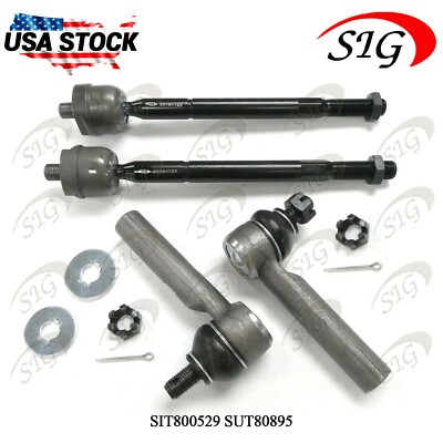 For 2005-2015 Toyota Tacoma 4WD Front Left & Right, Inner Outer