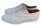 Allen Edmonds Park Avenue 4880 Cream Nubuck Leather Low Top Casual Sneaker 10E — photo 2
