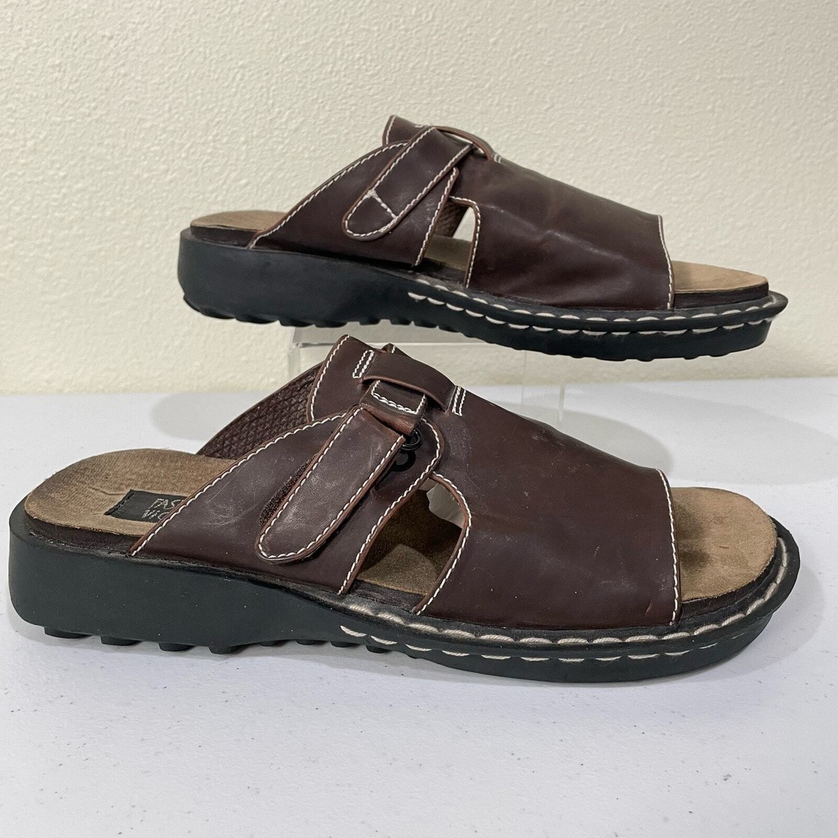 ◆PAES◆ Square Panel Sandal Brown 12151400030-a1.jpg?ts=