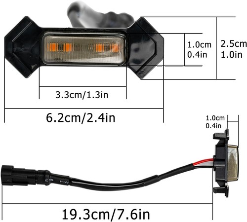 4x Front Grille Raptor Lamps Car Accessories with Harness For Toyota Tacoma 15+ - Foto 3 di 14