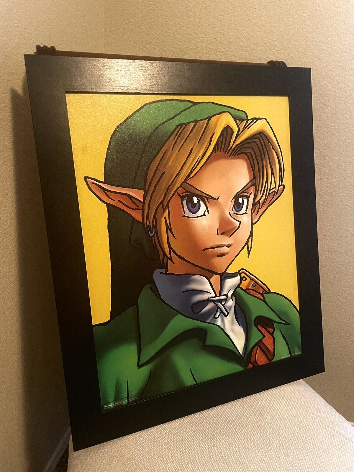 Zelda link portrait fan art - wall art handmade oil painting on canvas