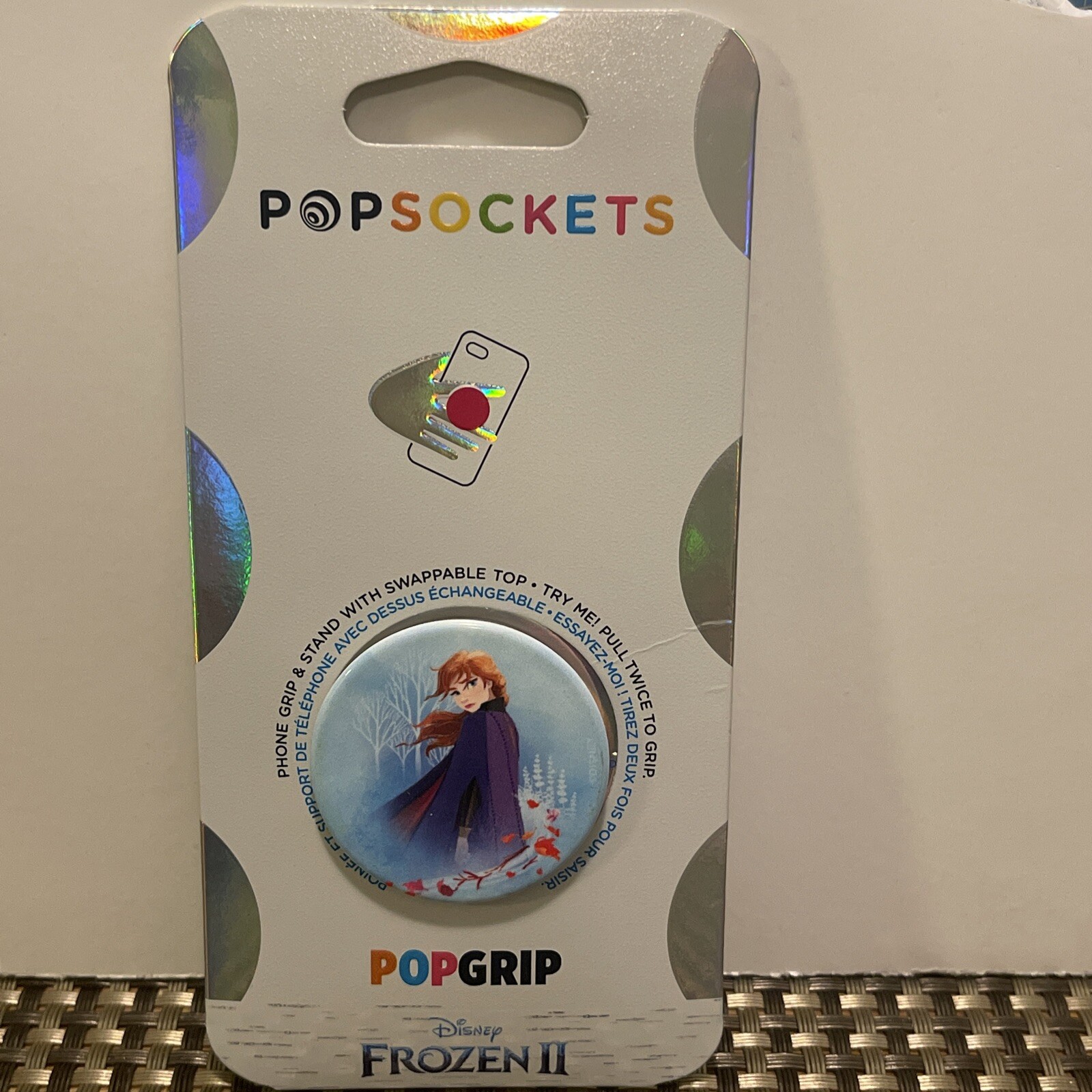 Disney FROZEN II Popsocket PopGrip Anna Forest Pop Socket Universal Phone Grip-image