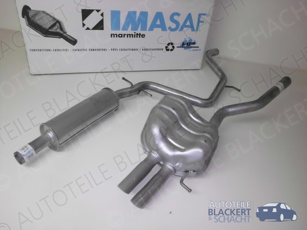 Imasaf Auspuffset Ab Kat für Skoda Octavia + Combi 1.9 TDI 2009-2010-image