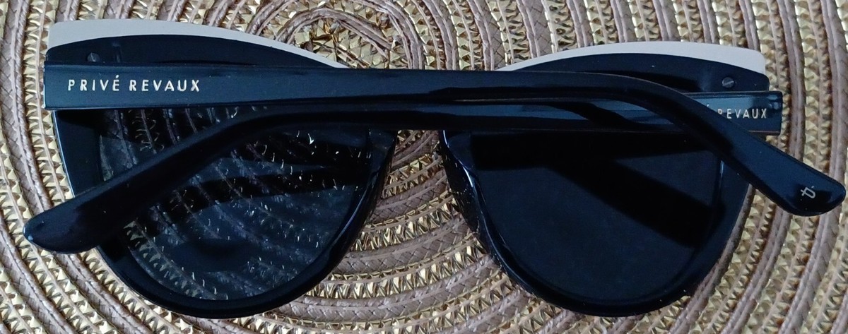 PRIVE REVAUX EYEWEAR The Juliet Black Sunglasses NIB | eBay