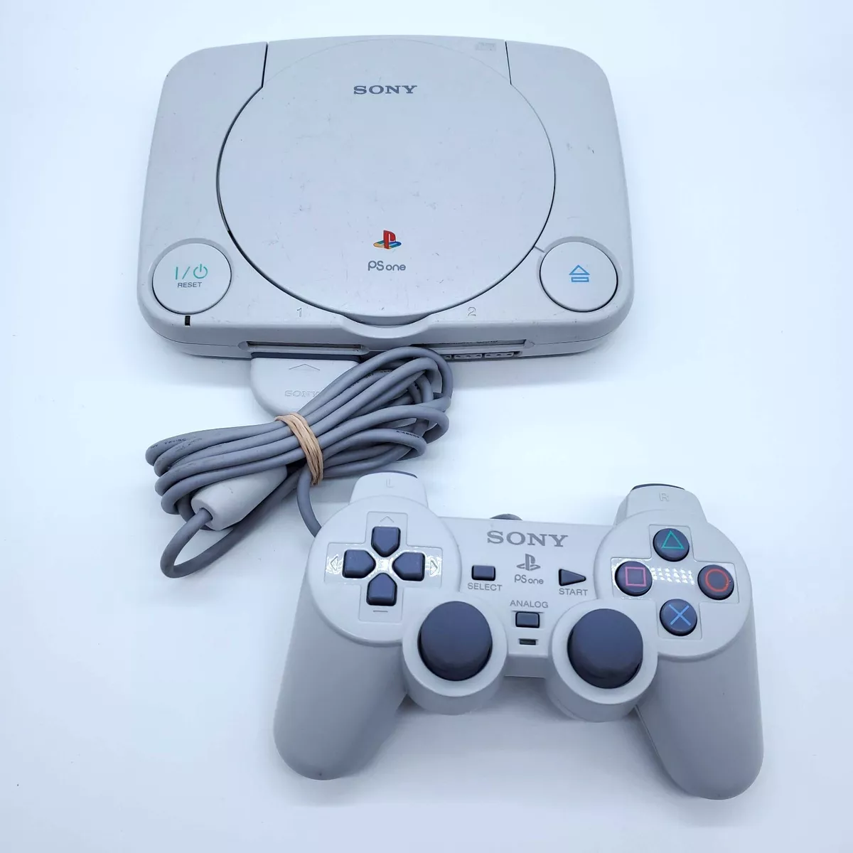 Sony Playstation PS One Video Game Console - White for sale online