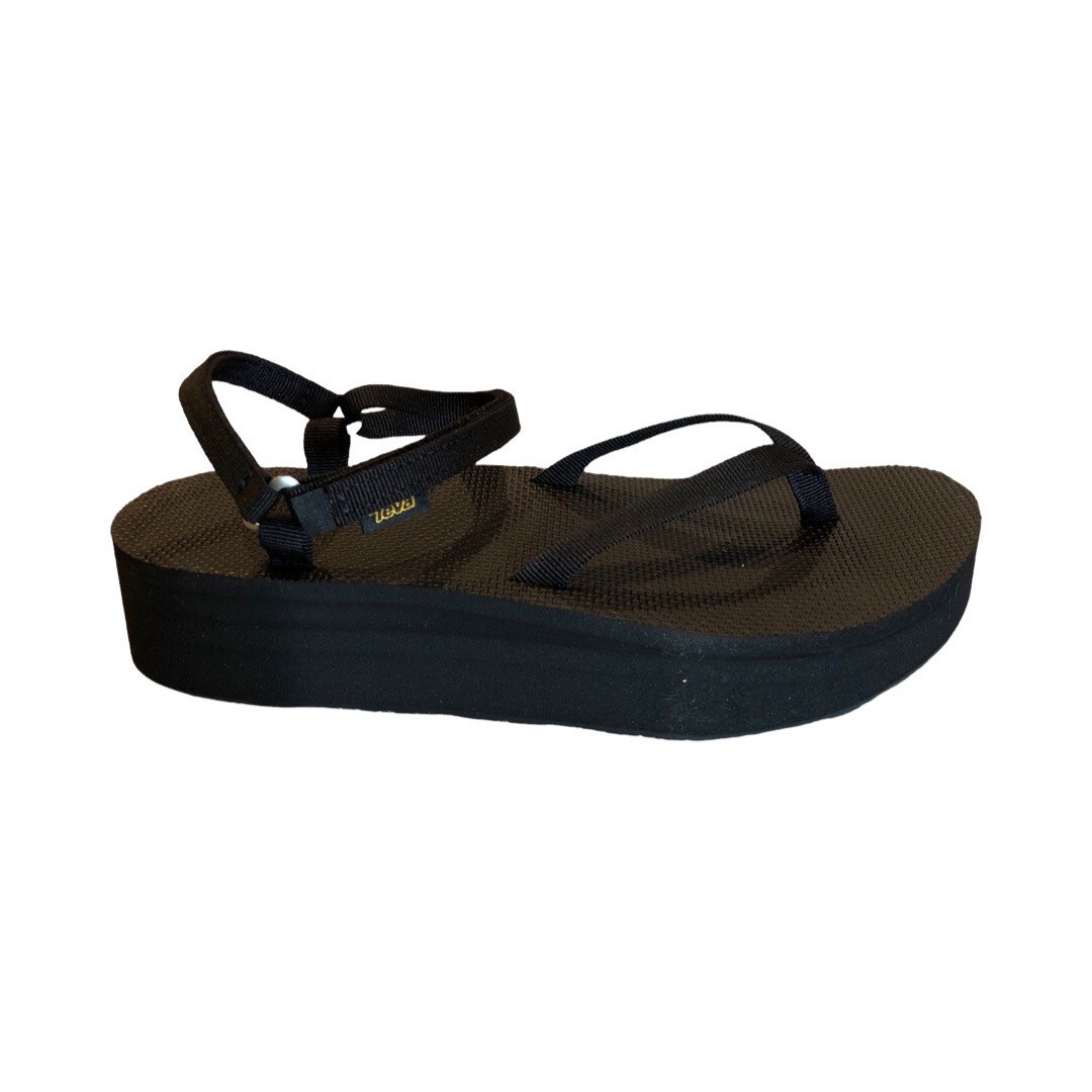 Teva Women's Flatform Sandal Slim Black Platform Sandals 1164630