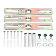 4" Ceiling Light Plate Kit, 3 Pack Light Crossbar Mounting Bracket, Zinc Plated