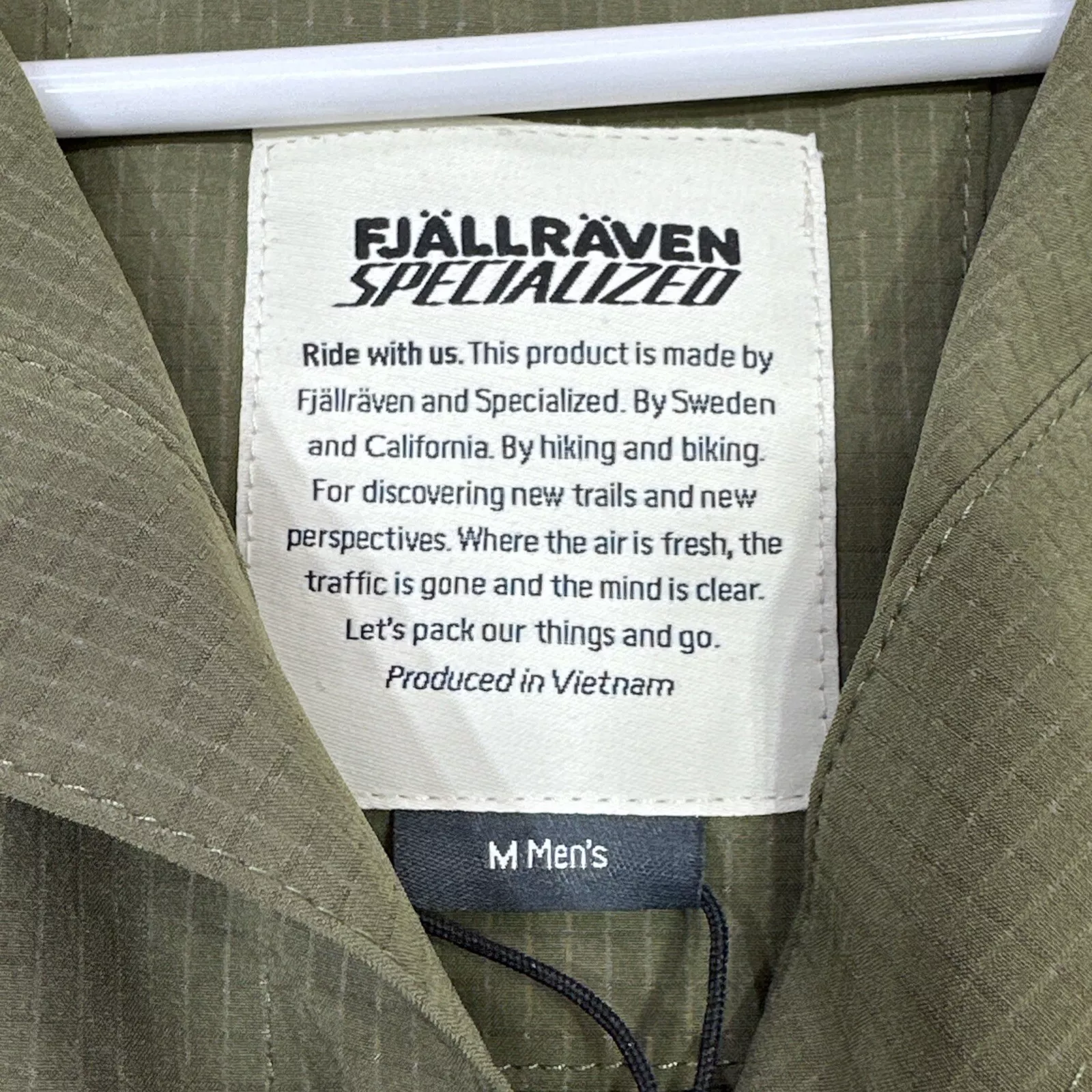 fjallraven specialized sf sun biking hiking adventure shirt