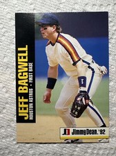 Jimmy Dean 1992 Jeff Bagwell Card 3/18