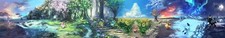 Landscape anime colorful pokmon Custom Gaming Mat Desk