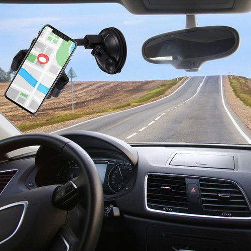 1Pc Car Phone Mount Suction Cup Phone Holder Dashboard Windshield Rack - 第 7/12 張圖片