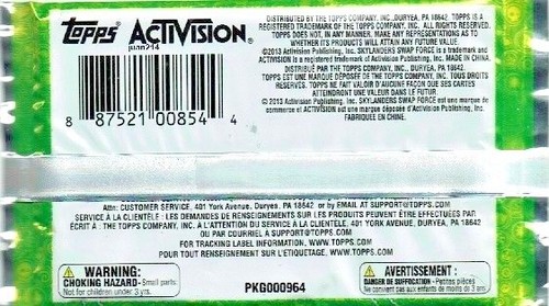 2013 Topps Skylanders Swap Force Dog Tag Foil Pack - Activision - Picture 2 of 2