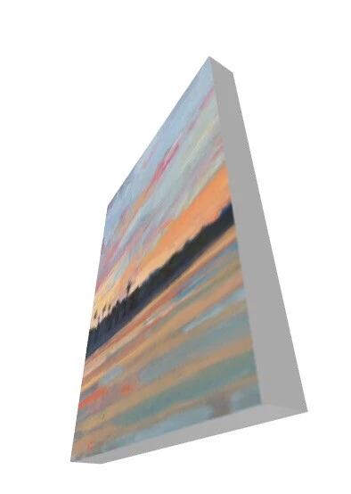 Florida Sunset Canvas Print 16x12 From Plein Air Painting Jensen Beach - Image 3 of 3