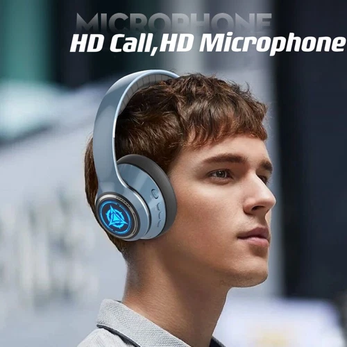 Wireless Bluetooth Headphones with Noise Cancelling Over-Ear Earphones 5.2 UK - 第 2 张/共 22 张