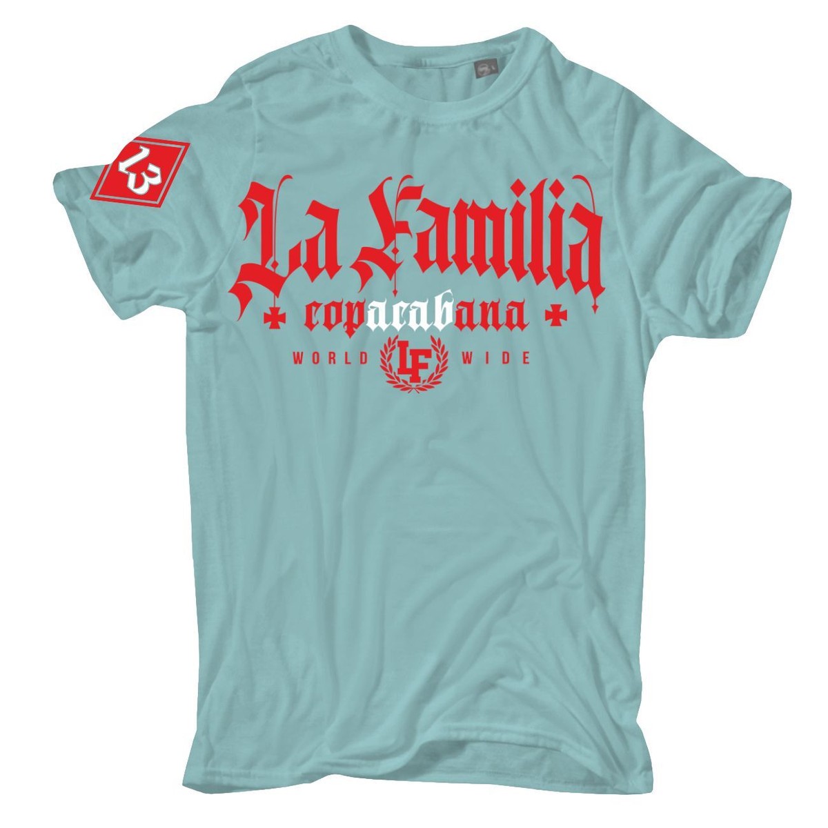 Herren T-Shirt La Familia Copacabana Worldwide rap ultras