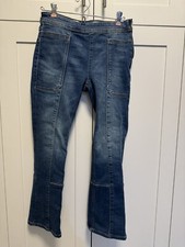 Pilcro And The Letterpress Anthropologie Size 26 Flare Medium Wash Denim Jeans