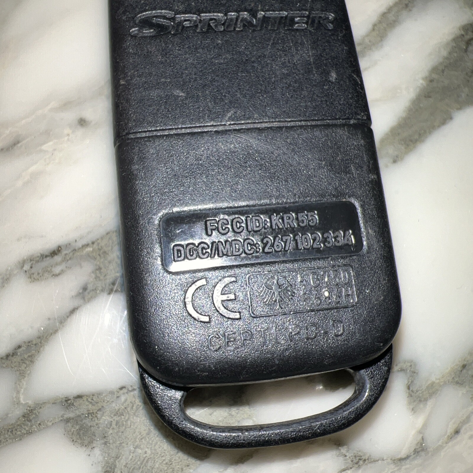 MercedesBenz SPRINTER 3 Button Remote Key Fob FCC ID Kr 55 for sale