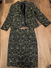 L’Wren Scott Brocade Peplum Jacket and matching pencil skirt Size 8