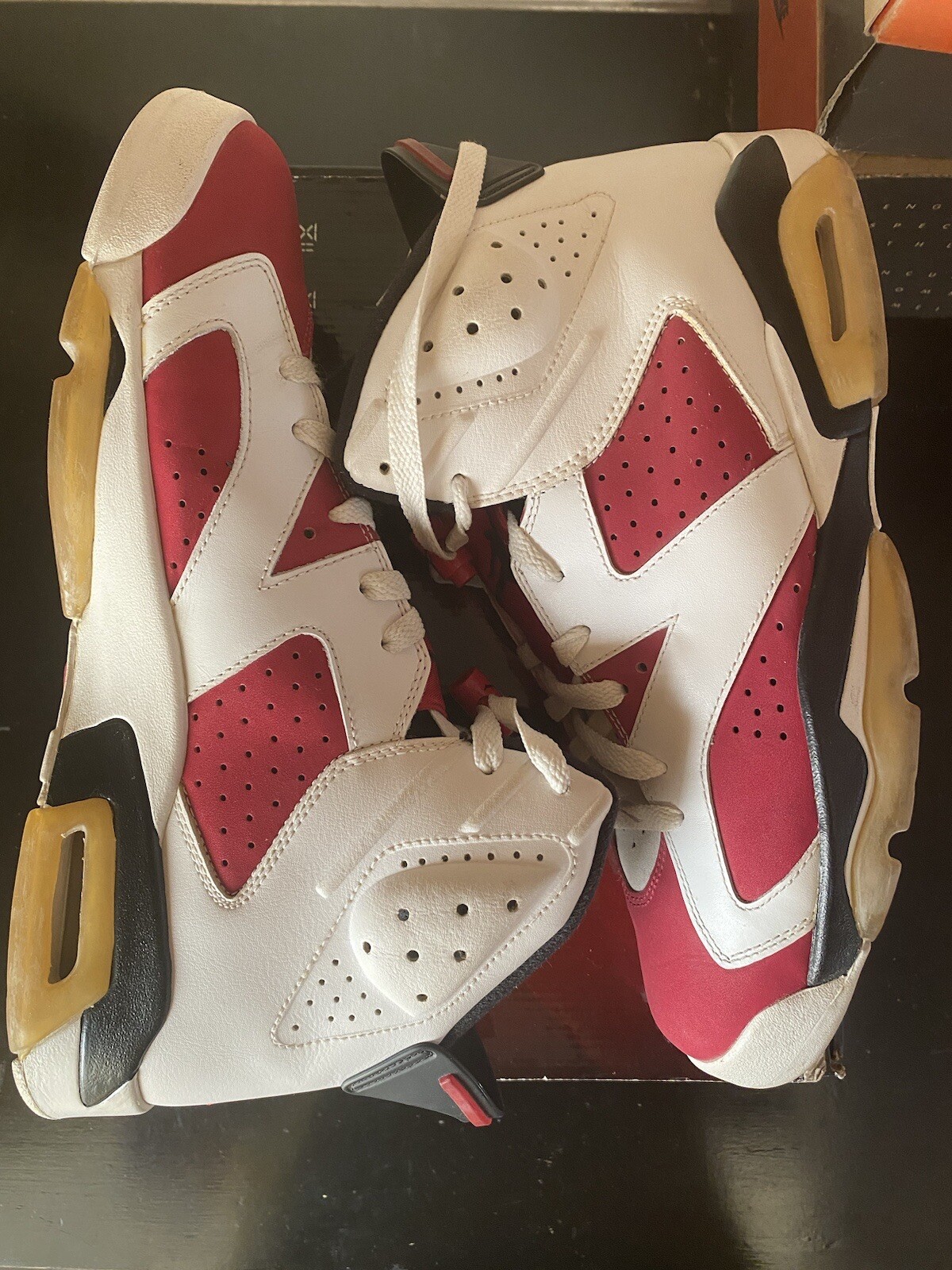 OFF WHITE X NIKE 2008 Nike Air jordan 6 VI CARMINE CDP PACK Og Red III X off White supreme 7 8 5