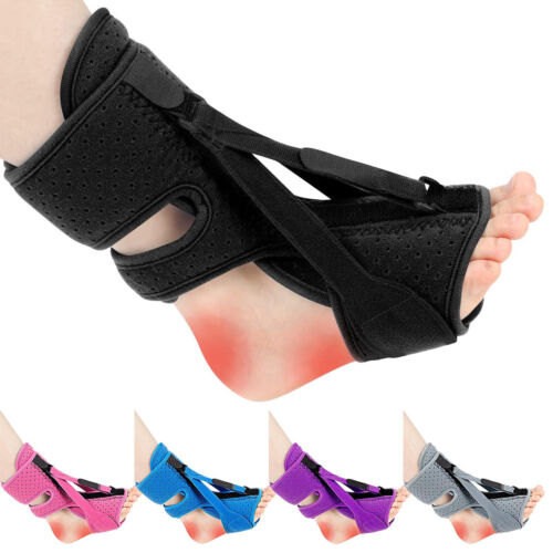 Drop Foot Brace Breathable Plantar Fascia Night Splint Sock for Women & Men