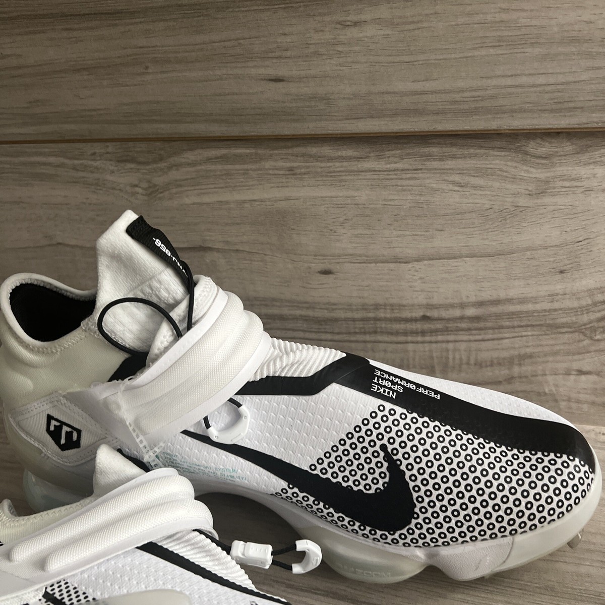 Nike Force Zoom Trout 7 White Black Baseball Cleats CI3134-102 Mens Size 13 Nike Force Zoom Trout 7 Baseball Cleats White Black CI3134  main image 4