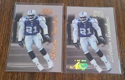 1996 Select Certified Ed. #48 & Artist's Proof 1/500 Insert #48 Deion Sanders